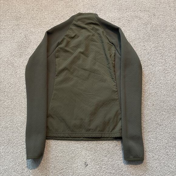 Outerknown Active 1/4 Zip Pullover Jacket Mens Sz XS Olive Green Warm Up - Picture 12 of 13